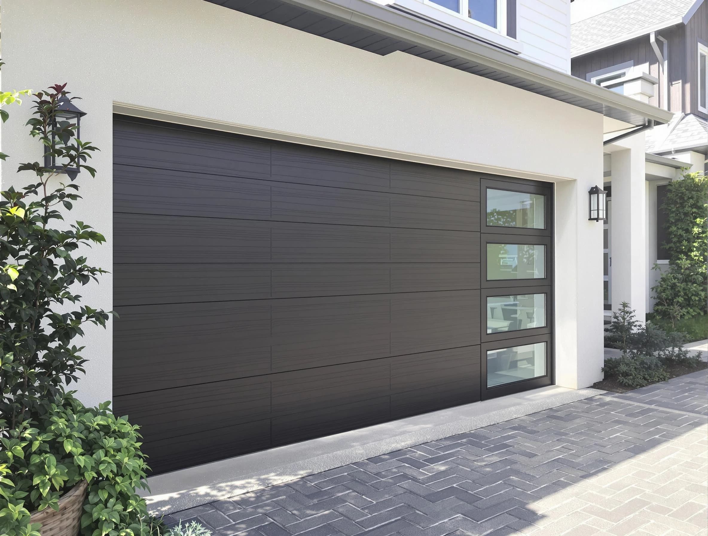 Custom garage door installation by Bridgewater Garage Door Repair in Bridgewater